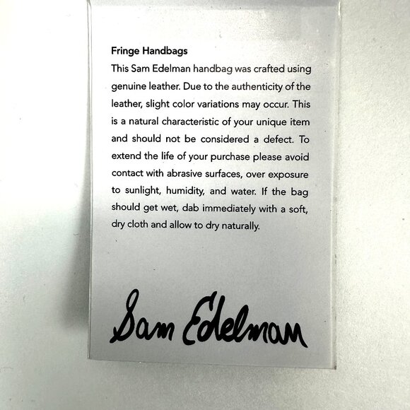 Sam Edelman Fifi Fringed Mini Bucket Crossbody - Picture 13 of 15